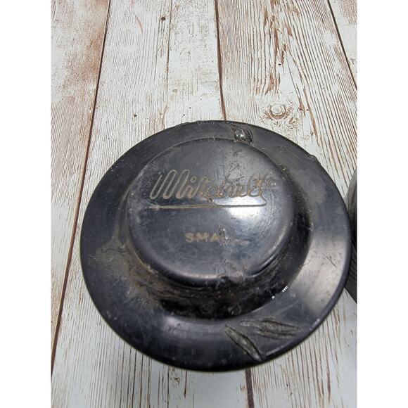 2 Vintage Mitchell Large & Small Spare Spool With Spool Case - Picture 2 of 10